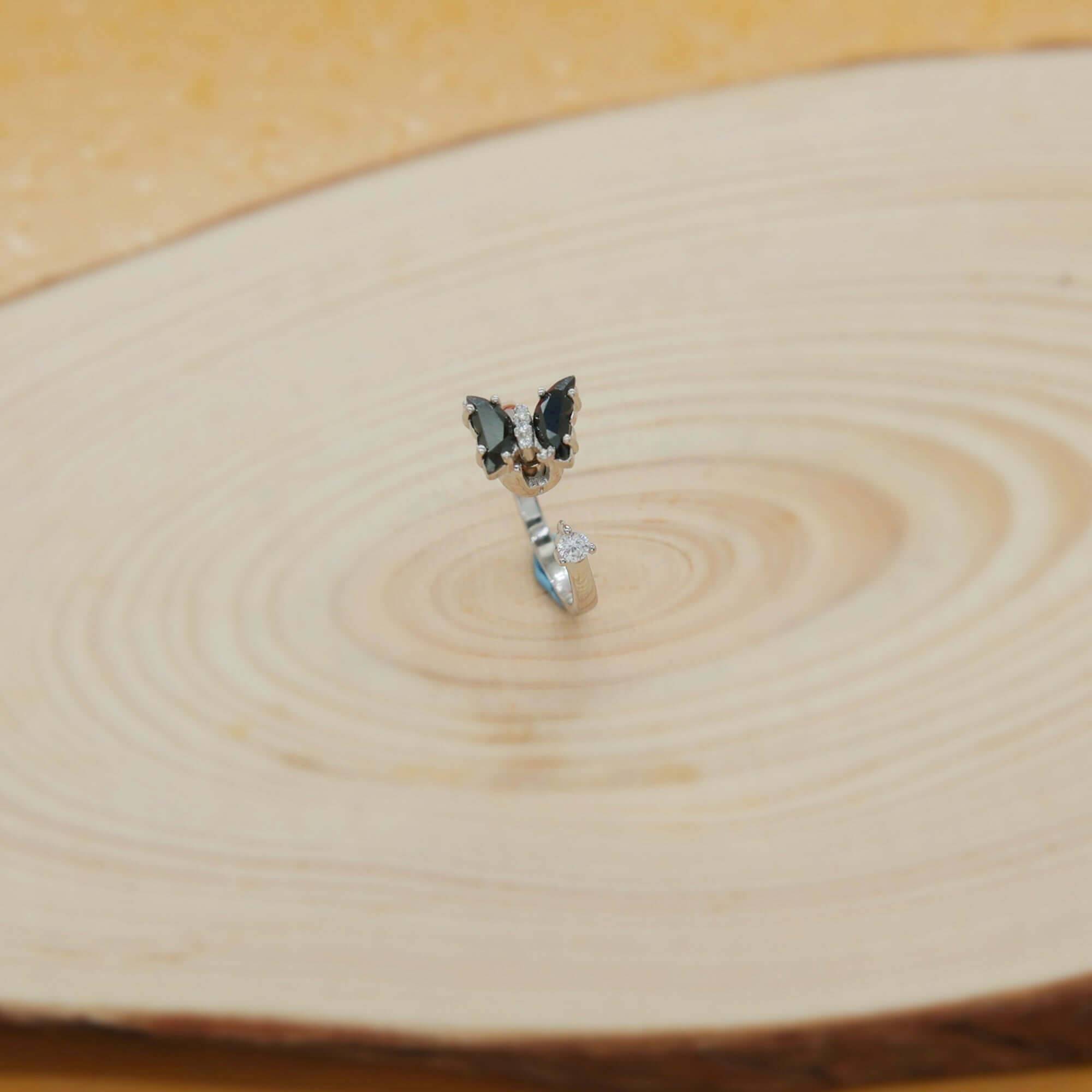 Butterfly Spinning ring - 925 silver - Nayla Jewels