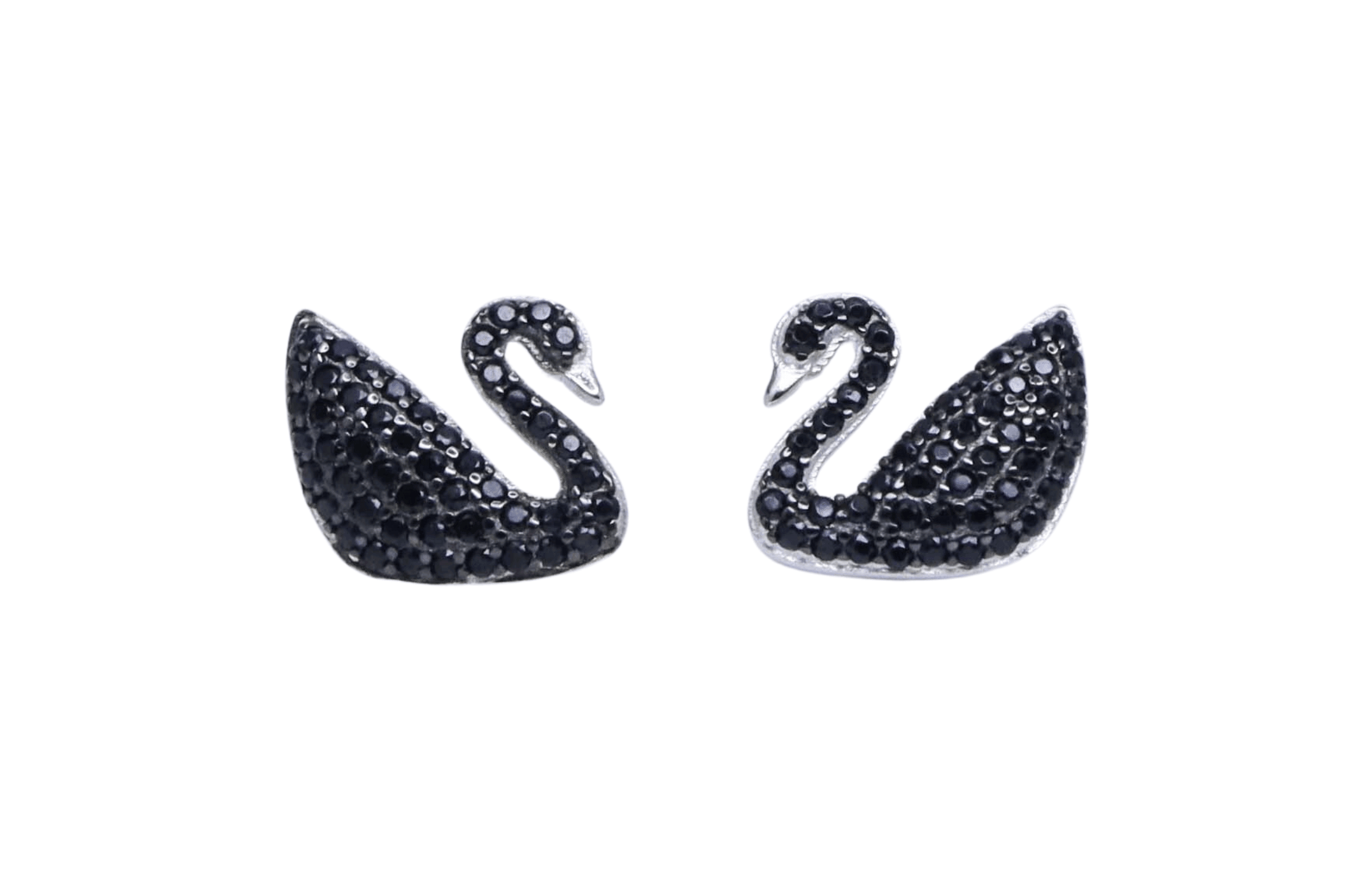 925 Silver Black Swan Earring by Nayla jewels | Nayla jewels